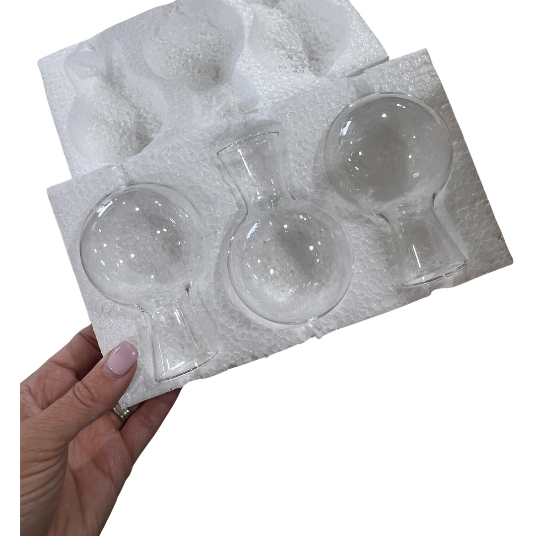 Glass Bud Vase Trio | Glass Only | Bulk Buy Decor Reversible Hand Towel | Towel Collective | Cody, WY