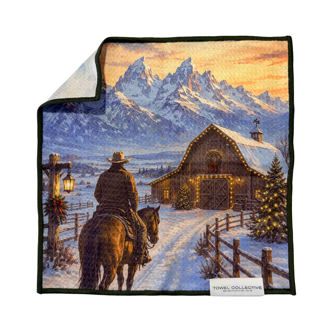 Home for Christmas | Waffle Weave Microfiber Towels Kitchen & Bath