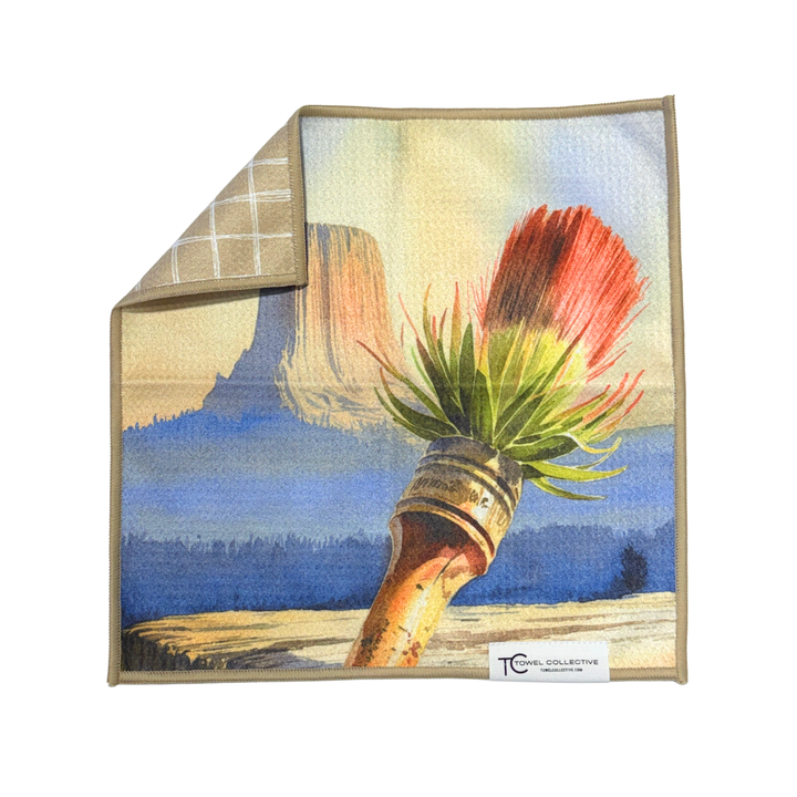 "Paintbrush" | Waffle Weave Microfiber Towels Kitchen & Bath