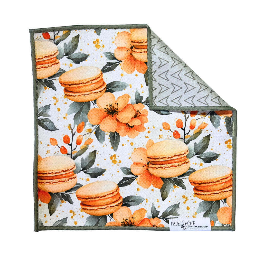 Macaron Time | Waffle Weave Microfiber Towels Kitchen & Bath Hand Towels Reversible Hand Towel | Towel Collective | Cody, WY