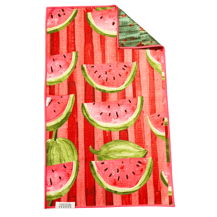 Watermelon Sugar | Waffle Weave Microfiber Towels Kitchen & Bath Hand Towels Reversible Hand Towel | Towel Collective | Cody, WY