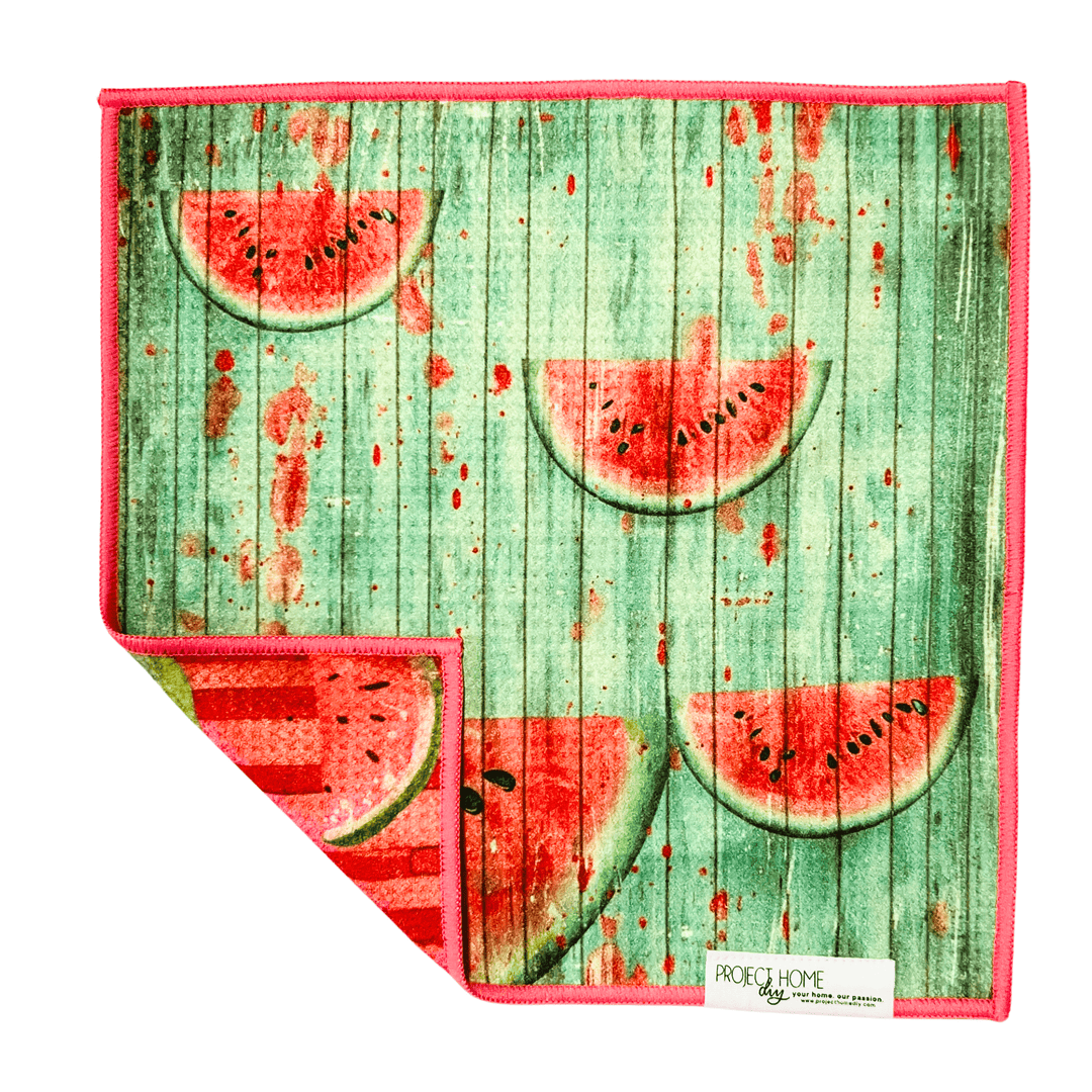 Watermelon Sugar | Waffle Weave Microfiber Towels Kitchen & Bath Hand Towels Reversible Hand Towel | Towel Collective | Cody, WY