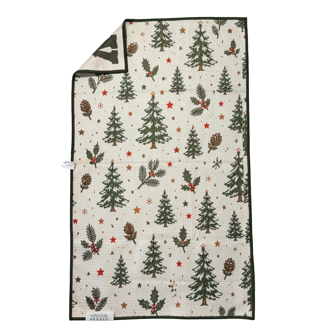 Howdy Santa | Waffle Weave Microfiber Towels Kitchen & Bath