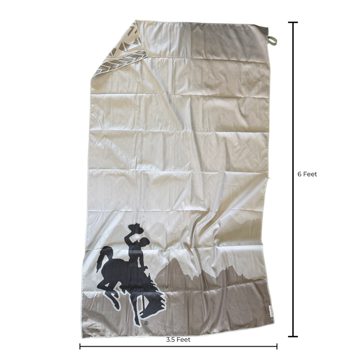 Wyoming Pool Towel | Suede Microfiber Beach Towel: Quick-Dry, Sand-Free, Absorbent, Lightweight