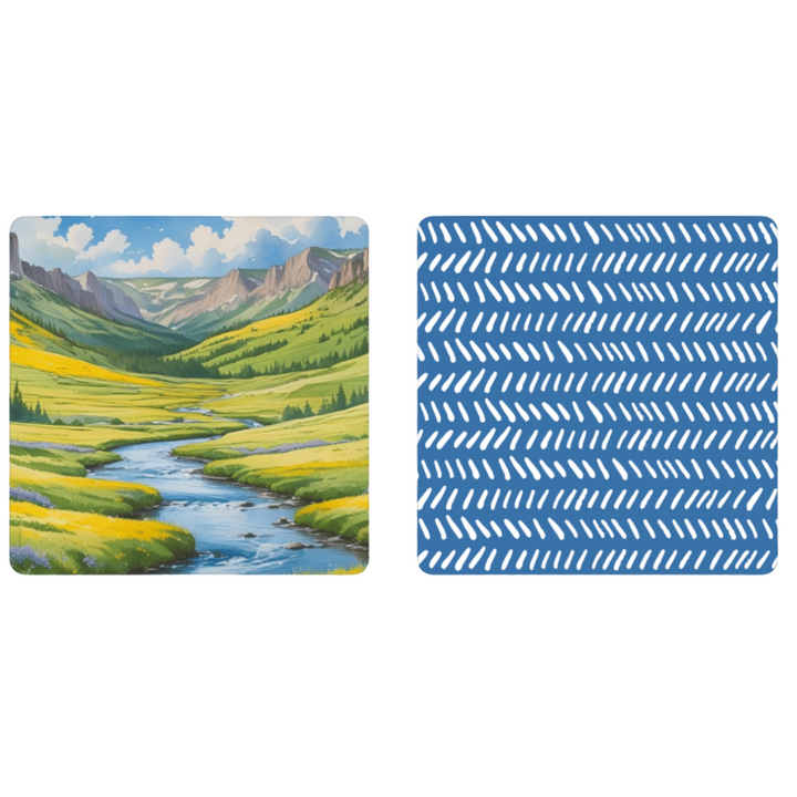 Hayden Valley | Yellowstone Collection | Waffle Weave Microfiber Towels Kitchen & Bath Hand Towels Reversible Hand Towel | Towel Collective | Cody, WY