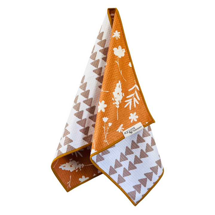 One Direction | Waffle Weave Microfiber Towels Kitchen & Bath Hand Towels Reversible Hand Towel | Towel Collective | Cody, WY