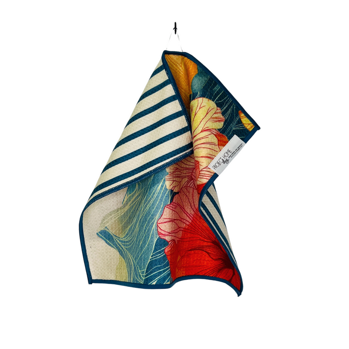 Japanese Mountain | Waffle Weave Microfiber Towels Kitchen & Bath Hand Towels Reversible Hand Towel | Towel Collective | Cody, WY