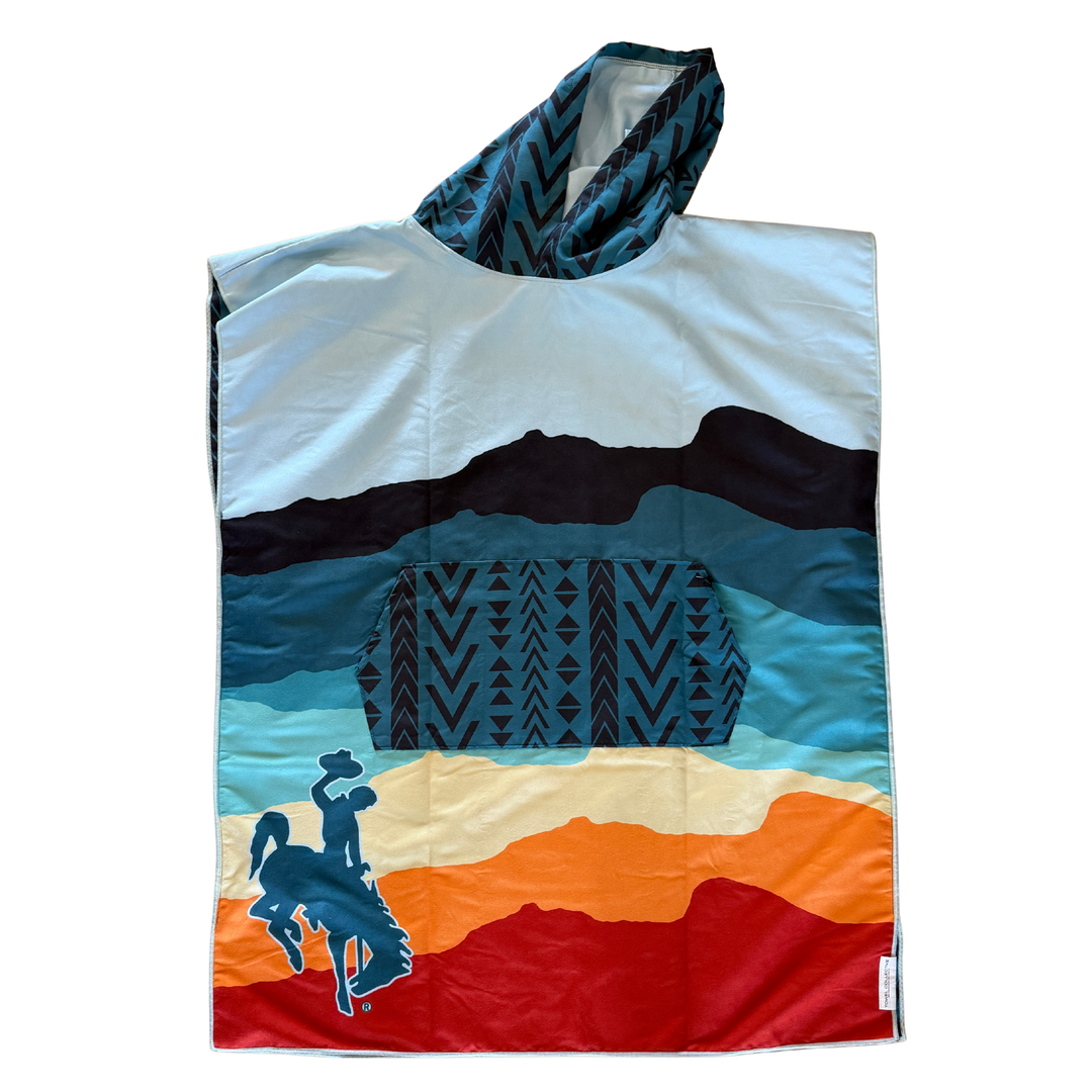 Wyoming Cowboy Poncho