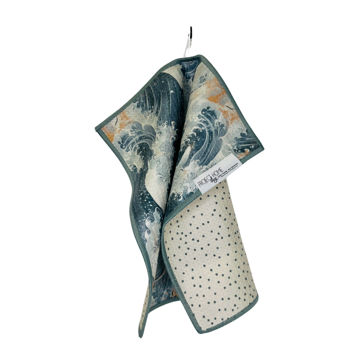 The Wave | Waffle Weave Microfiber Towels Kitchen & Bath Hand Towels Reversible Hand Towel | Towel Collective | Cody, WY