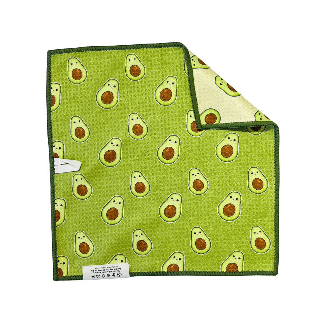 Avo-Cute | Waffle Weave Microfiber Towels Kitchen & Bath Hand Towels Reversible Hand Towel | Towel Collective | Cody, WY
