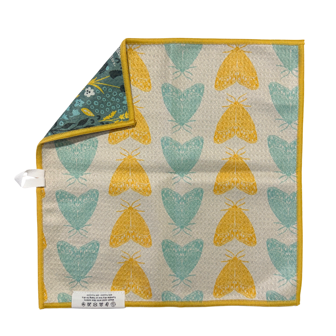 Forest Flutter | Waffle Weave Microfiber Towels Kitchen & Bath