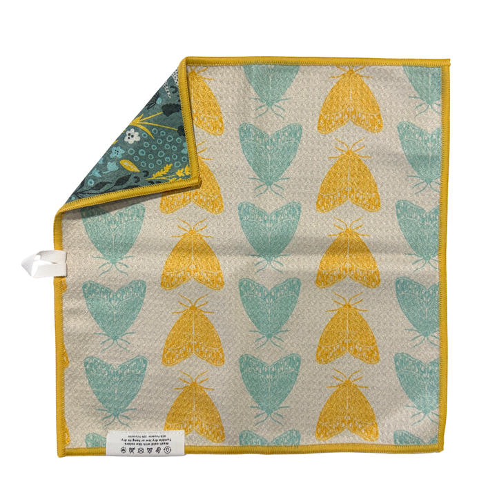 Forest Flutter | Waffle Weave Microfiber Towels Kitchen & Bath