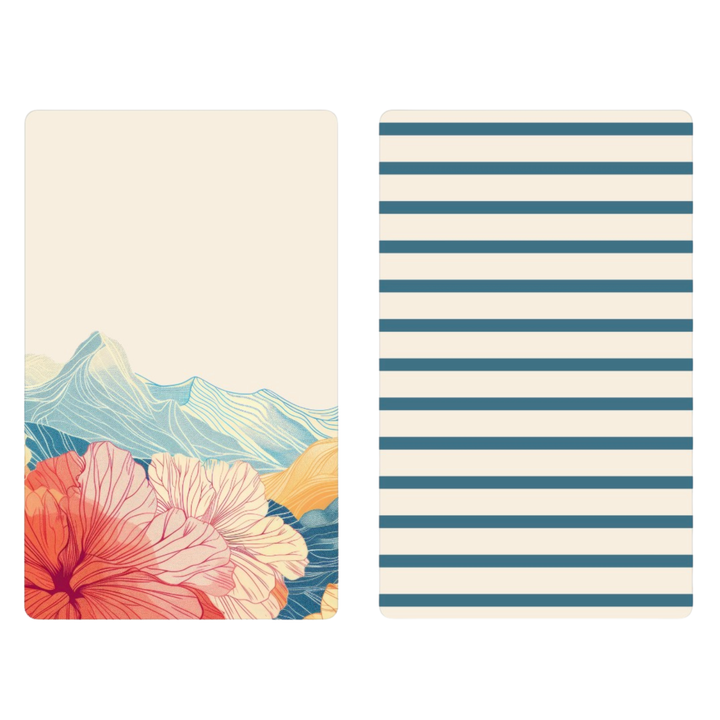 Japanese Mountain | Waffle Weave Microfiber Towels Kitchen & Bath Hand Towels Reversible Hand Towel | Towel Collective | Cody, WY