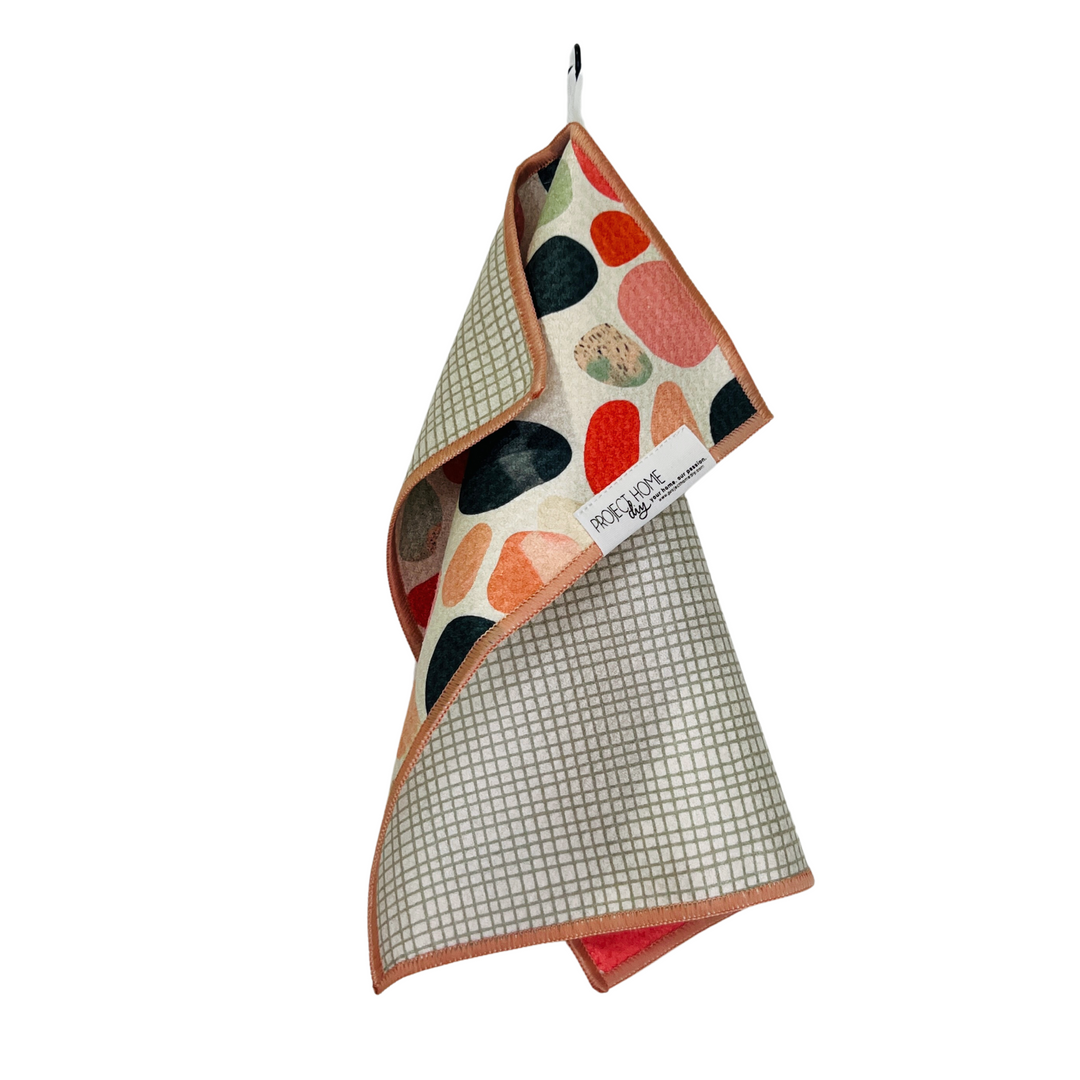 Rock My World | Waffle Weave Microfiber Towels Kitchen & Bath Hand Towels Reversible Hand Towel | Towel Collective | Cody, WY