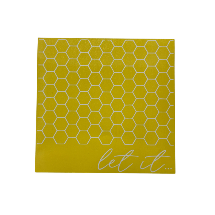Reusable Honeycomb Stencil | Bulk Buy Decor Reversible Hand Towel | Towel Collective | Cody, WY