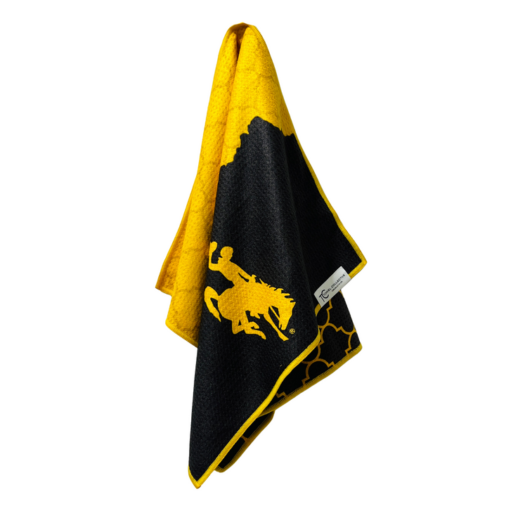 Home of the Brown & Gold | Waffle Weave Microfiber Towels Kitchen & Bath Hand Towels Reversible Hand Towel | Towel Collective | Cody, WY