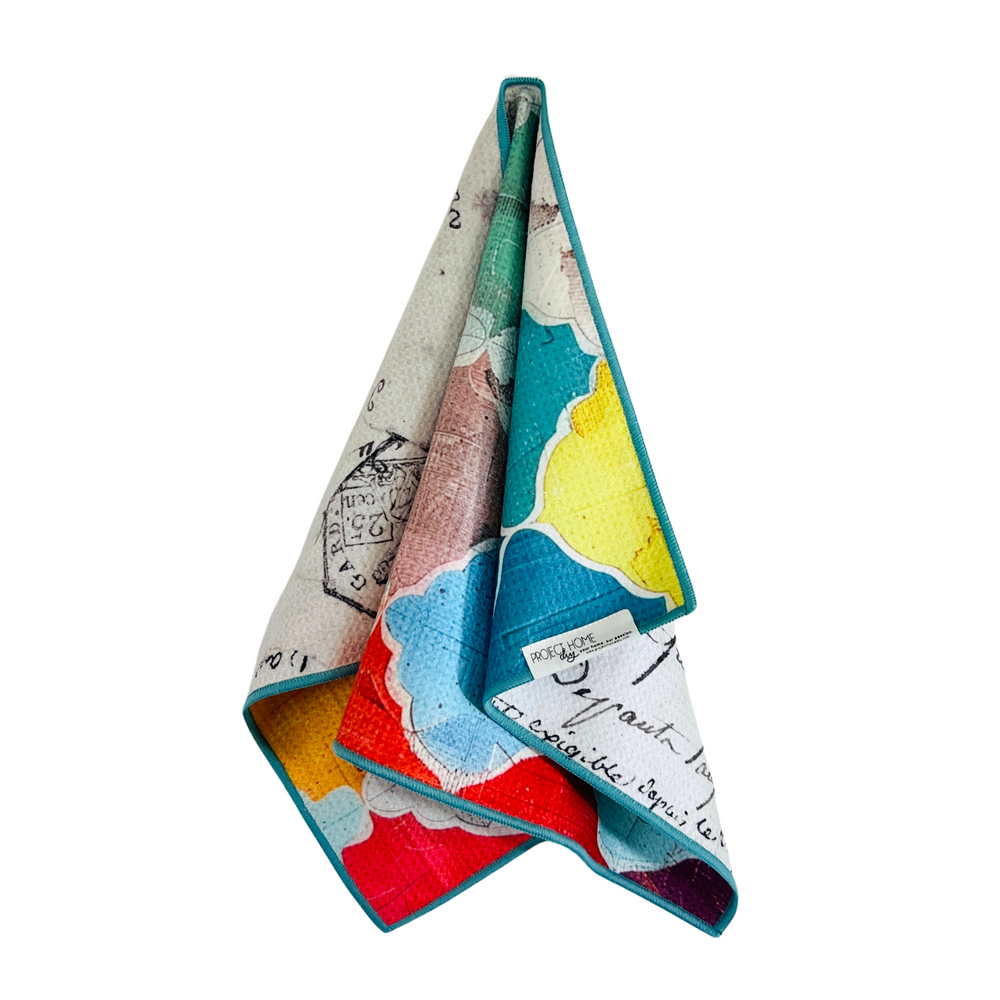 Old News | Waffle Weave Microfiber Towels Kitchen & Bath Hand Towels Reversible Hand Towel | Towel Collective | Cody, WY