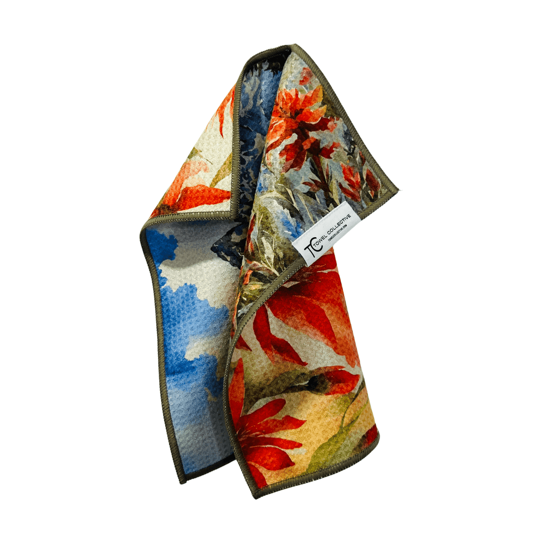 Grand Paintbrush | Waffle Weave Microfiber Towels Kitchen & Bath Hand Towels Reversible Hand Towel | Towel Collective | Cody, WY