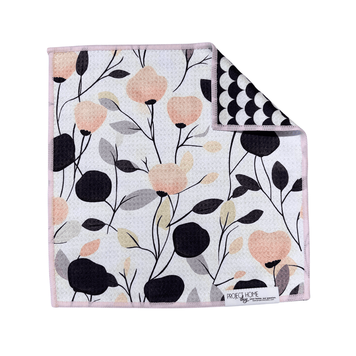 Soft Petals | Waffle Weave Microfiber Towels Kitchen & Bath Hand Towels Reversible Hand Towel | Towel Collective | Cody, WY