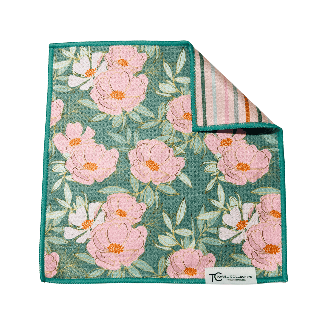 Sprig | Waffle Weave Microfiber Towels Kitchen & Bath Hand Towels Reversible Hand Towel | Towel Collective | Cody, WY