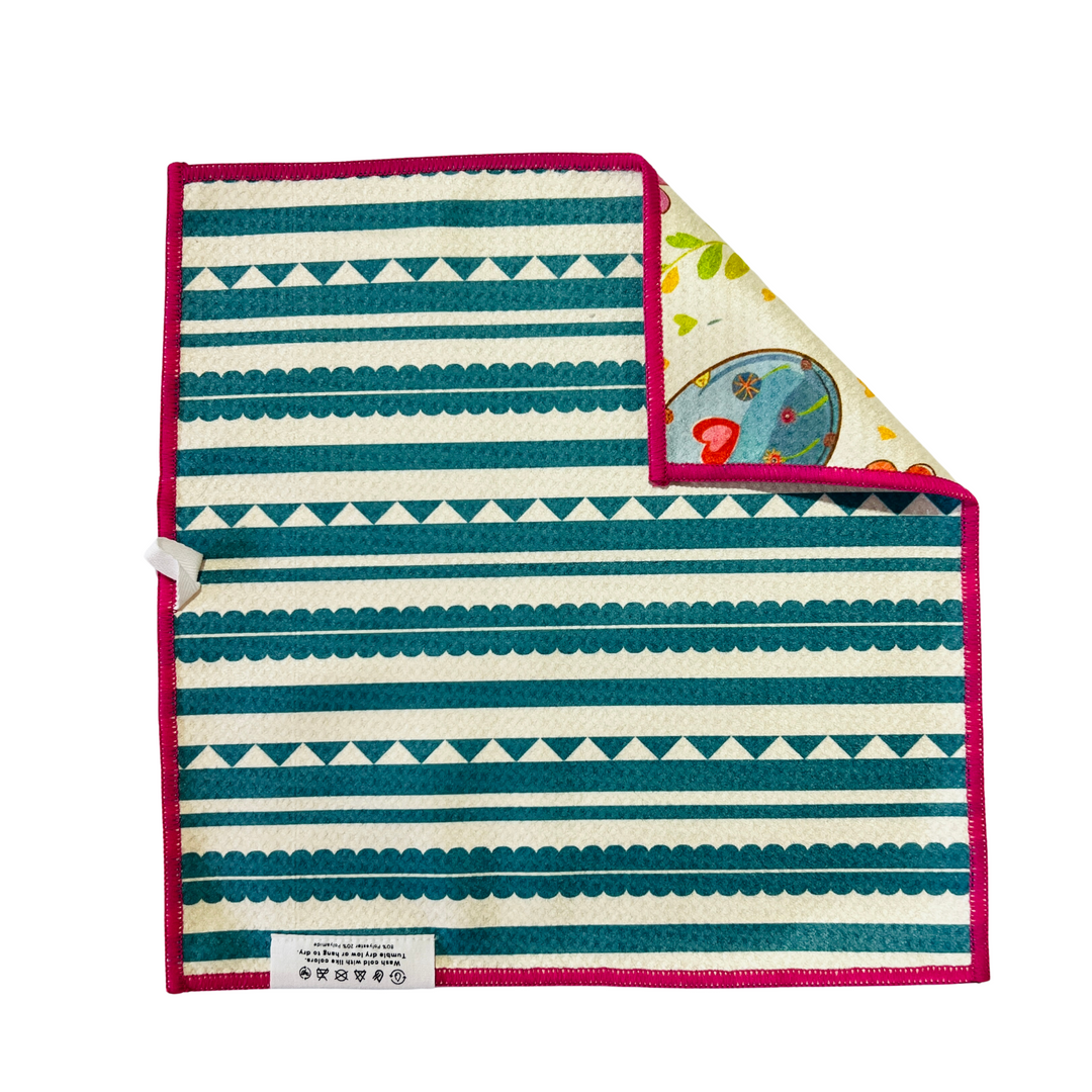 Easter Threads | Waffle Weave Microfiber Towels Kitchen & Bath Hand Towels Reversible Hand Towel | Towel Collective | Cody, WY