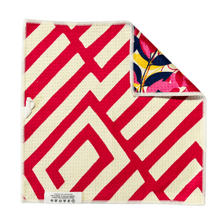 Bright Fern | Waffle Weave Microfiber Towels Kitchen & Bath Hand Towels Reversible Hand Towel | Towel Collective | Cody, WY