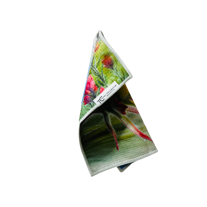 Devil's Paintbrush | Waffle Weave Microfiber Towels Kitchen & Bath Reversible Hand Towel | Towel Collective | Cody, WY