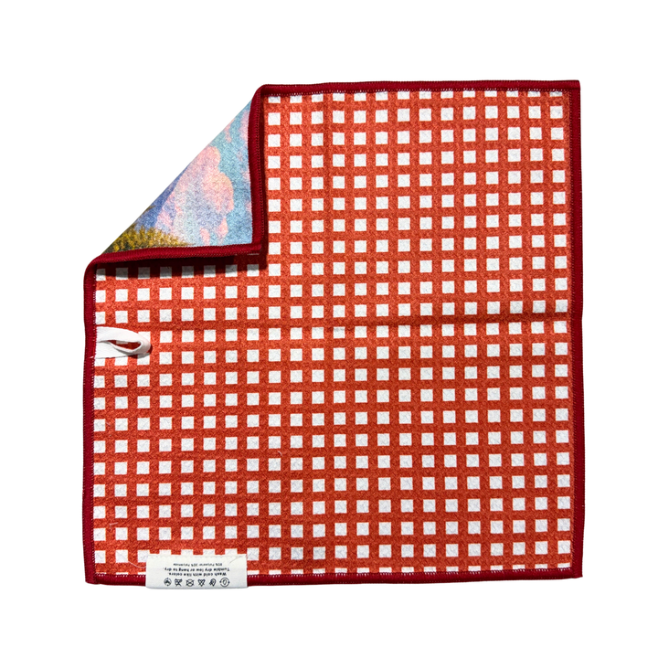 Big Sky, Sweet Cherries | Waffle Weave Microfiber Towels Kitchen & Bath