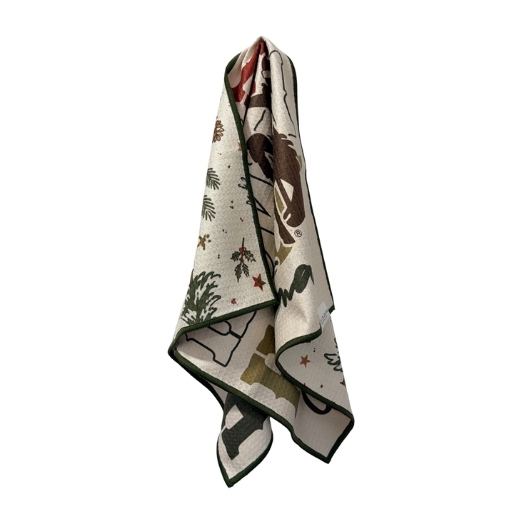 Howdy Santa | Waffle Weave Microfiber Towels Kitchen & Bath