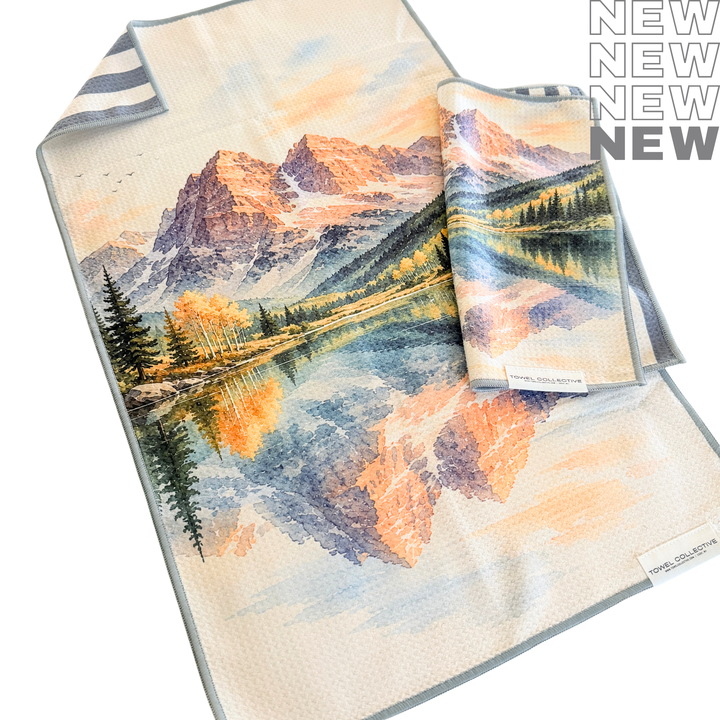 Bells Reflection | Waffle Weave Microfiber Towels Kitchen & Bath
