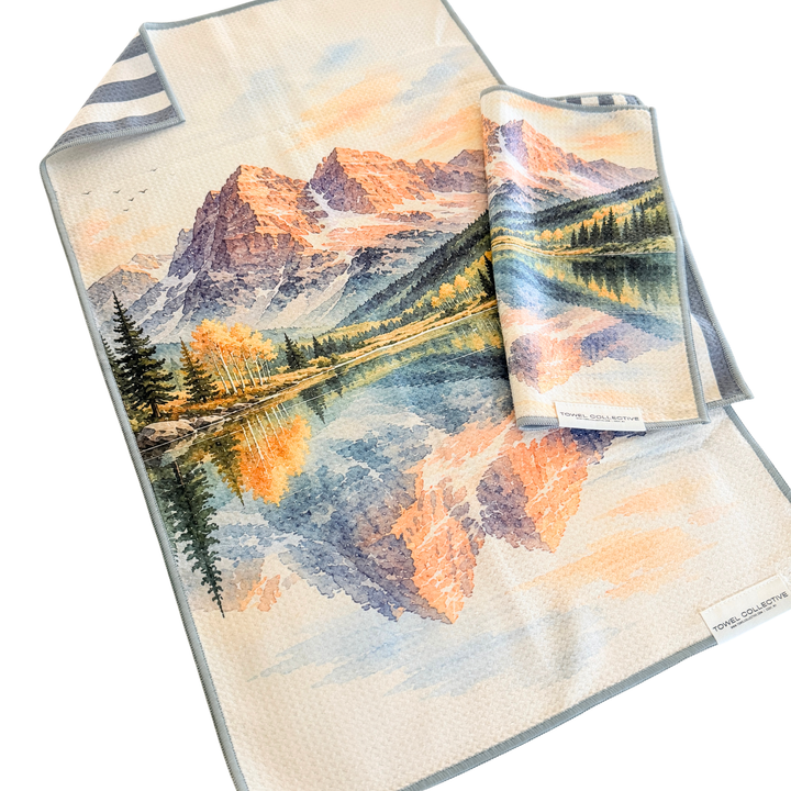 Bells Reflection | Waffle Weave Microfiber Towels Kitchen & Bath