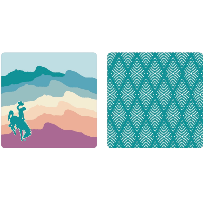 Summer Wyoming Cowboy | Waffle Weave Microfiber Towels Kitchen & Bath