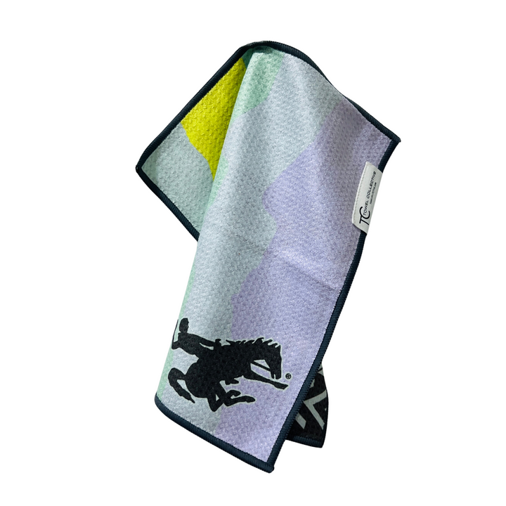 Neon Cowboy | Waffle Weave Microfiber Towels Kitchen & Bath Hand Towels Reversible Hand Towel | Towel Collective | Cody, WY