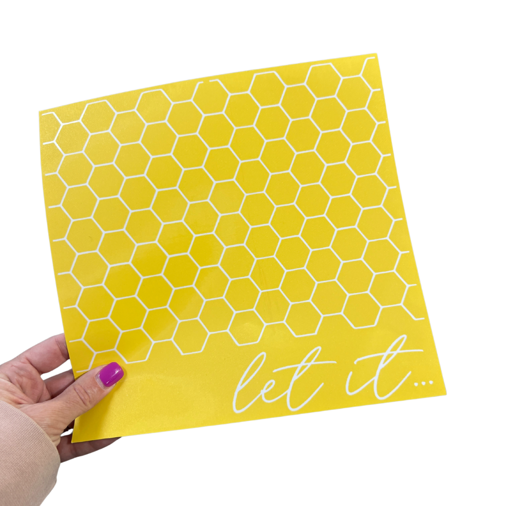 Reusable Honeycomb Stencil | Bulk Buy Decor Reversible Hand Towel | Towel Collective | Cody, WY