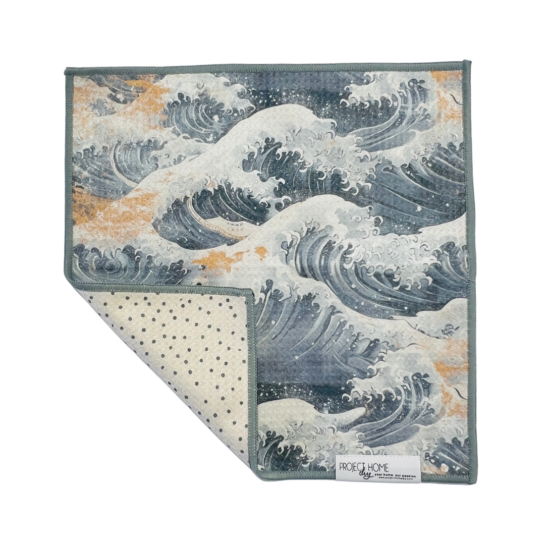 The Wave | Waffle Weave Microfiber Towels Kitchen & Bath Hand Towels Reversible Hand Towel | Towel Collective | Cody, WY
