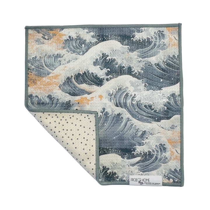 The Wave | Waffle Weave Microfiber Towels Kitchen & Bath Hand Towels Reversible Hand Towel | Towel Collective | Cody, WY