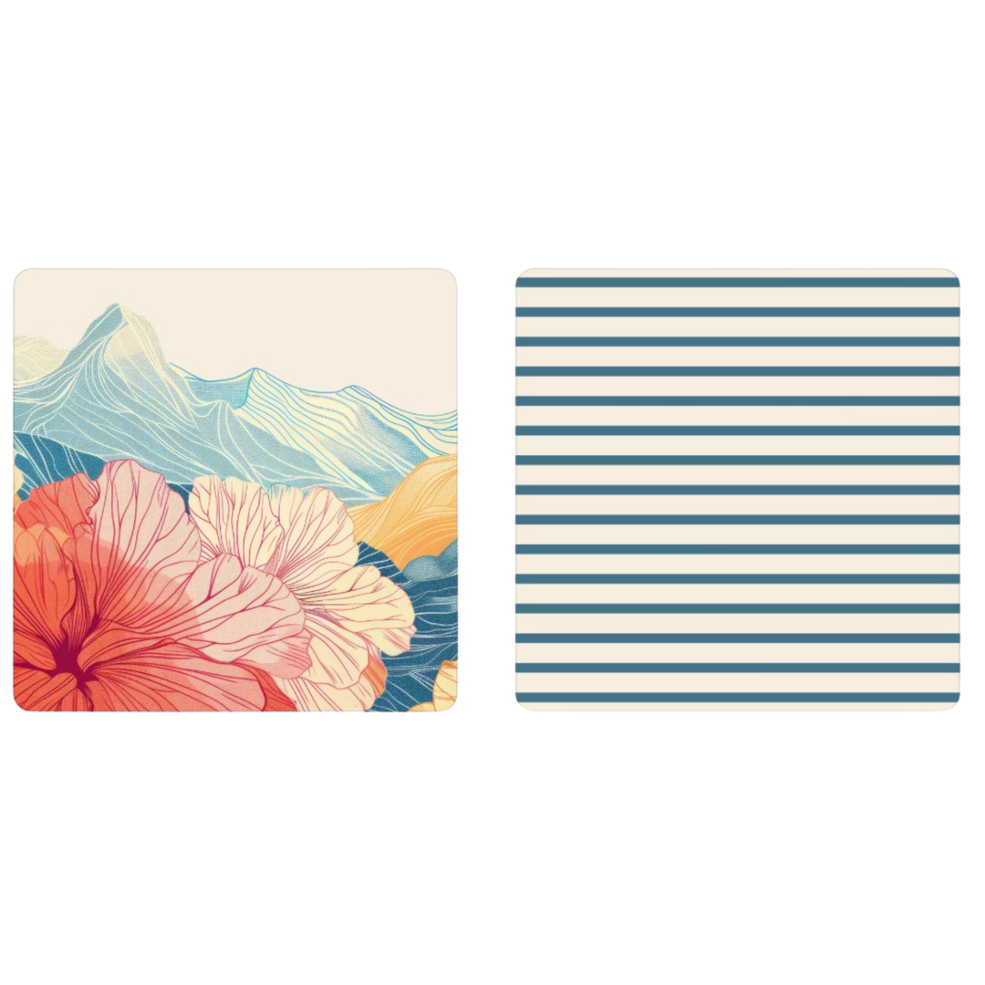 Japanese Mountain | Waffle Weave Microfiber Towels Kitchen & Bath Hand Towels Reversible Hand Towel | Towel Collective | Cody, WY