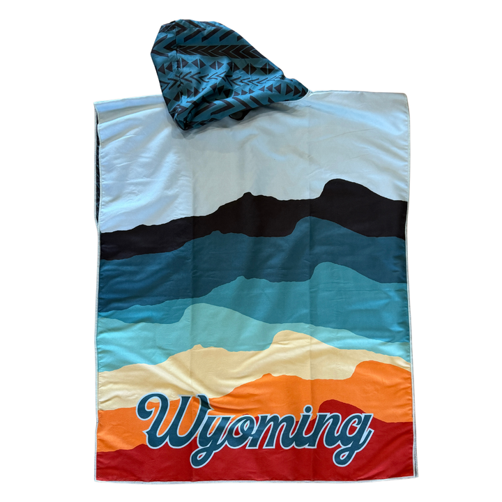 Wyoming Cowboy Poncho
