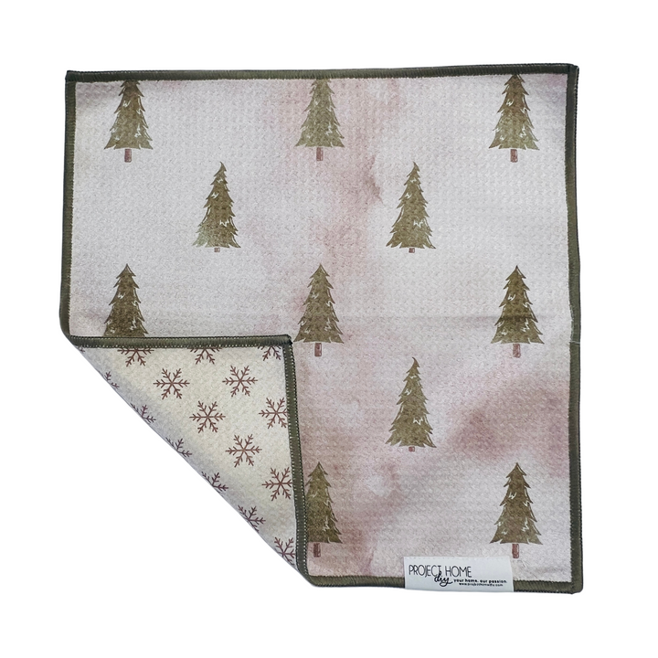 Neutral Tree | Waffle Weave Microfiber Towels Kitchen & Bath Hand Towels Reversible Hand Towel | Towel Collective | Cody, WY