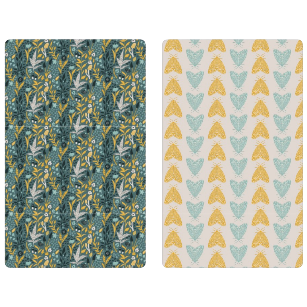 Forest Flutter | Waffle Weave Microfiber Towels Kitchen & Bath