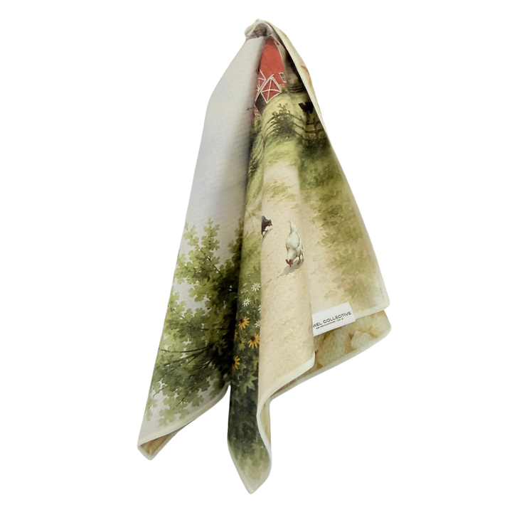 Fields of Plenty| Waffle Weave Microfiber Towels Kitchen & Bath