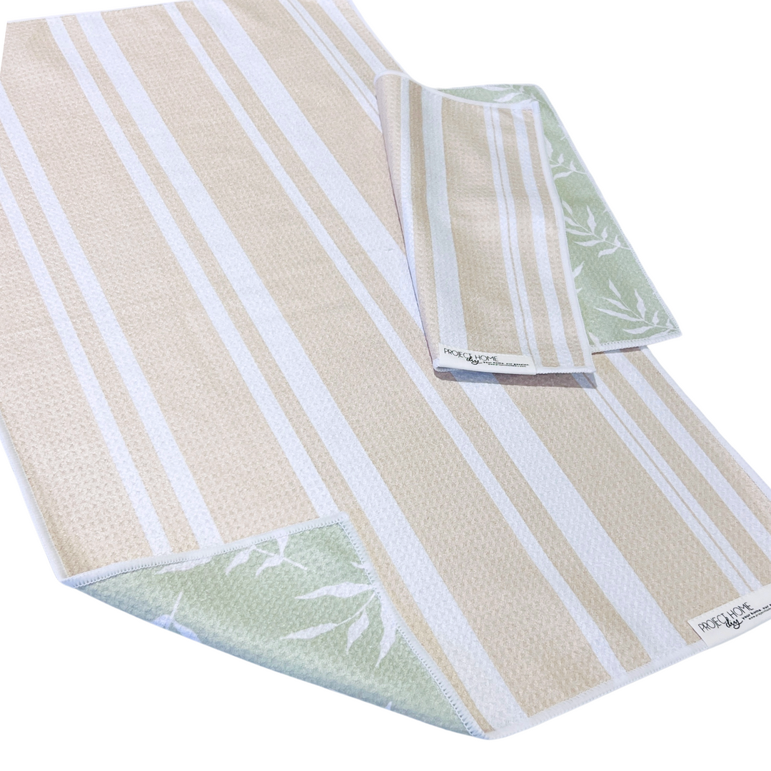 Pure Linen | Waffle Weave Microfiber Towels Kitchen & Bath Hand Towels Reversible Hand Towel | Towel Collective | Cody, WY