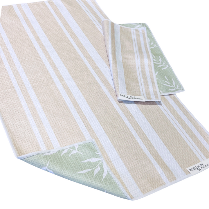 Pure Linen | Waffle Weave Microfiber Towels Kitchen & Bath Hand Towels Reversible Hand Towel | Towel Collective | Cody, WY