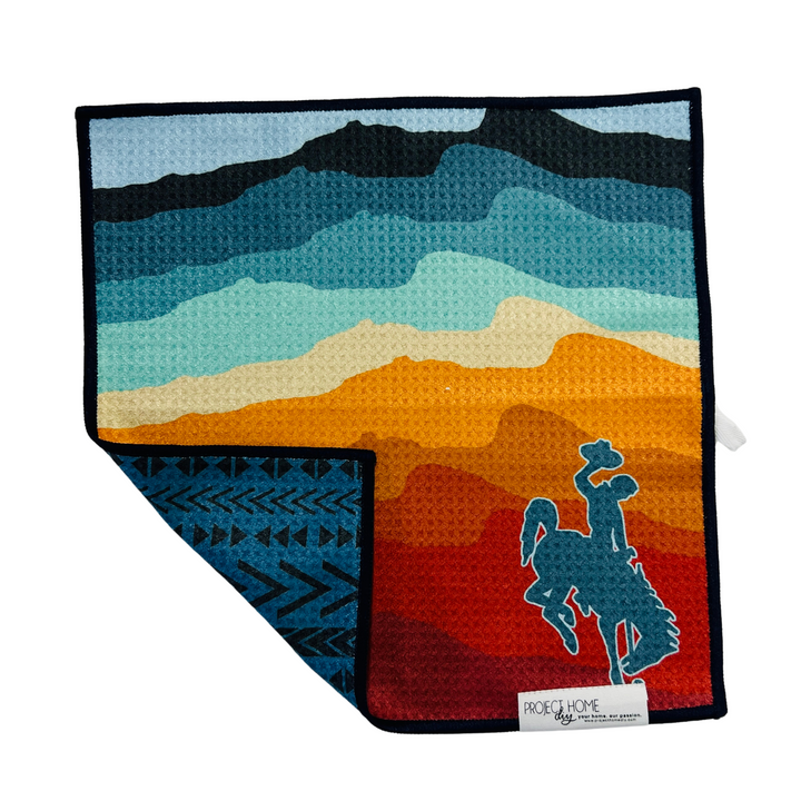 Reversible Waffle Washcloth Hand Towels Reversible Hand Towel | Towel Collective | Cody, WY