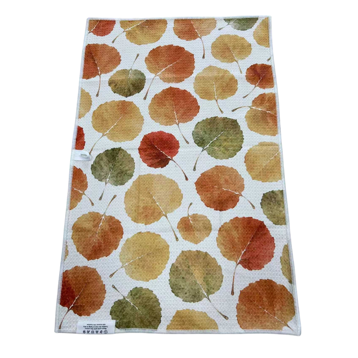 Falling Aspen | Waffle Weave Microfiber Towels Kitchen & Bath
