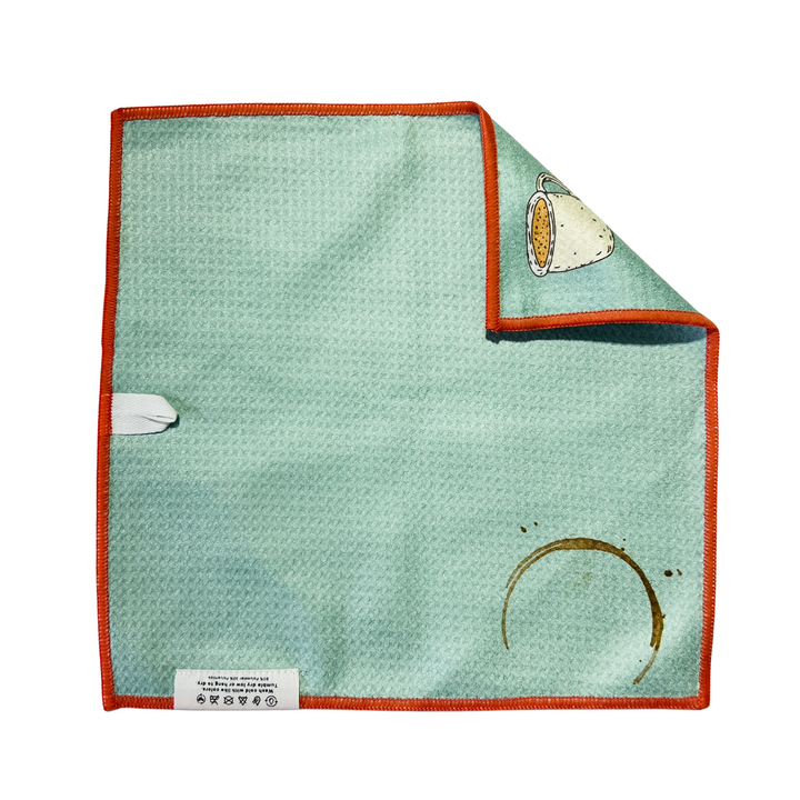 Coffee Stain | Waffle Weave Microfiber Towels Kitchen & Bath Hand Towels Reversible Hand Towel | Towel Collective | Cody, WY