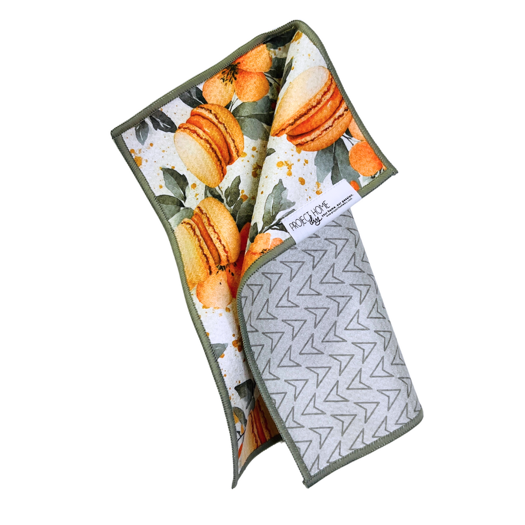 Macaron Time | Waffle Weave Microfiber Towels Kitchen & Bath Hand Towels Reversible Hand Towel | Towel Collective | Cody, WY