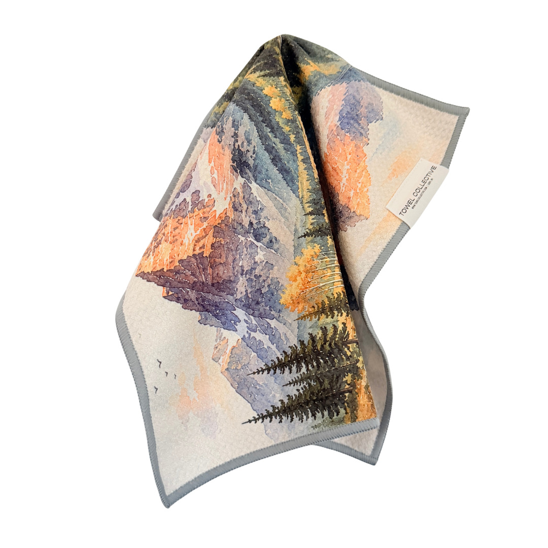 Bells Reflection | Waffle Weave Microfiber Towels Kitchen & Bath