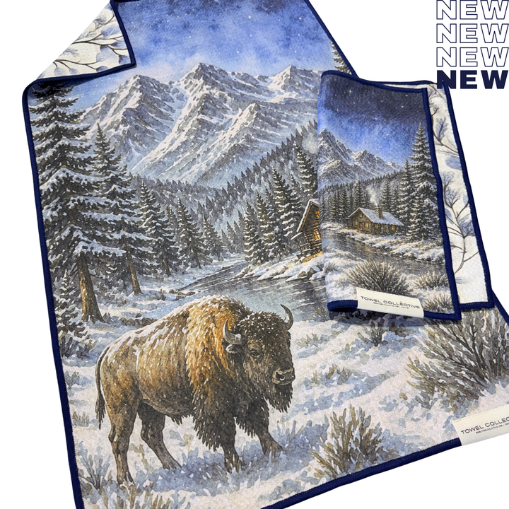 Built For Winter | Waffle Weave Microfiber Towels Kitchen & Bath