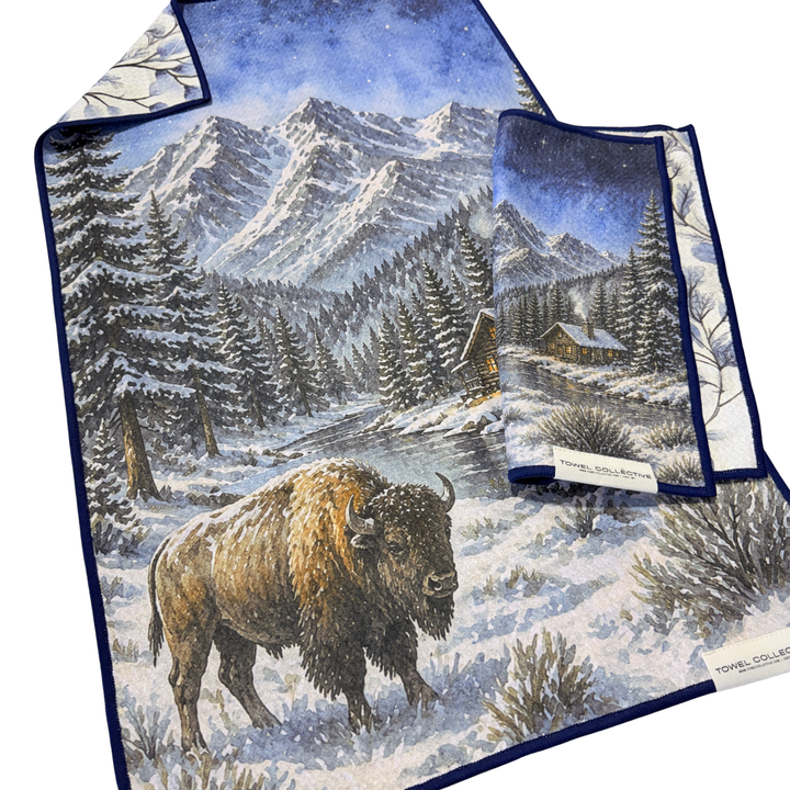 Built For Winter | Waffle Weave Microfiber Towels Kitchen & Bath